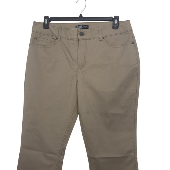 Riders By Lee Women Mid Rise Boot Cut Pants Size 16M Stretch Business Classic - Picture 2 of 13